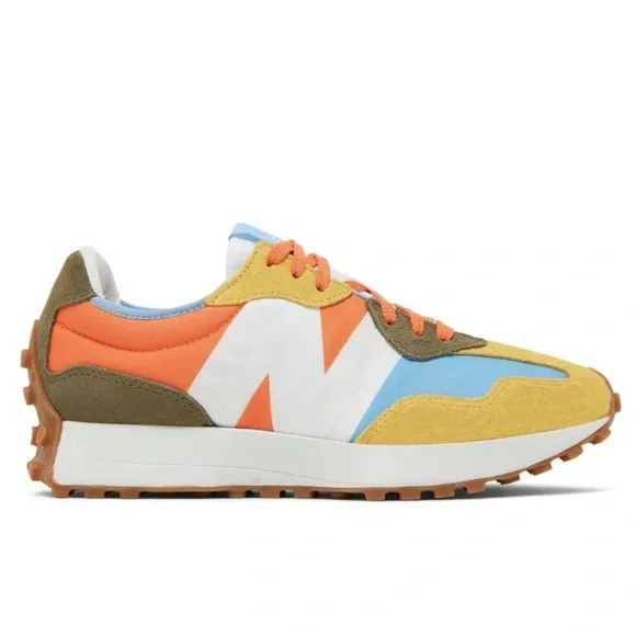 New Balance 327 'Wheat Field Red Clay' Sneaker - Picture 3 of 7